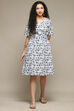 Coral Red Rayon Straight Printed Kurta image number 6