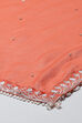 Light Mauve Cotton Blend Straight Kurta Palazzo Suit Set image number 4
