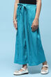 White Tencel Dobby Flared Pants image number 2