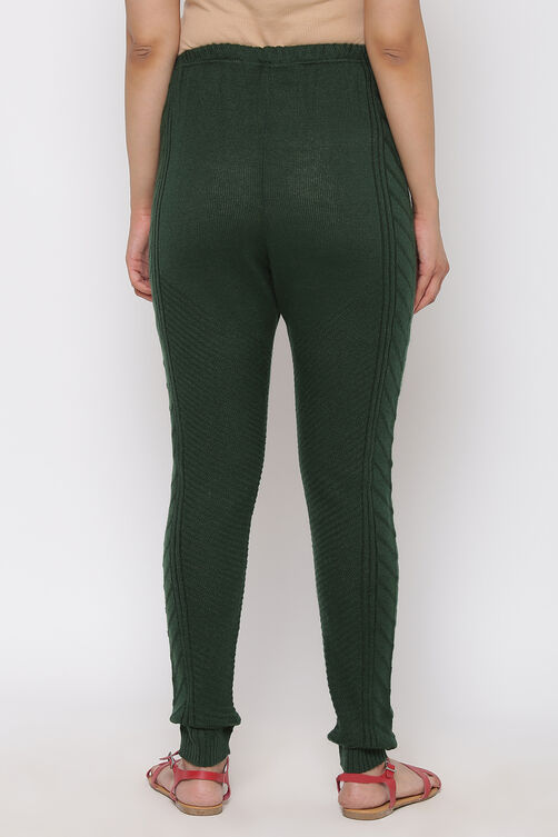 Mustard Acro Wool Pants image number 4