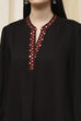 Black Solid Straight Top image number 1