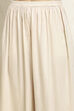 White Chanderi Katha Work Unstitched Suit Set image number 3