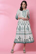 Peach Cotton Flared Fusion Dress image number 0