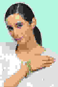 Green Alloy Bangle image number 3