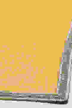 Yellow Poly Chanderi Printed Tasseled Lehenga Set image number 3