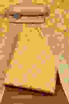 Mustard Chanderi Blend Brocade Unstitched Suit Set image number 0