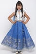 Blue Cotton Lehenga Set image number 0