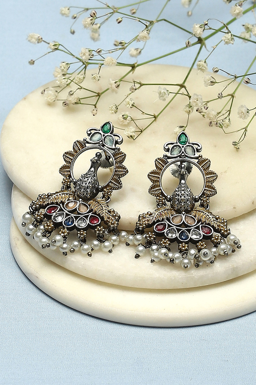 Gold Brass Danglers image number 0