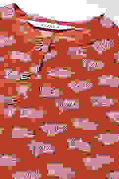 Terracotta Cotton Straight Kurta image number 1