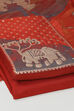 Mustard Modal Unstitched Suit Set image number 5