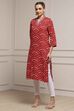 Indigo Blue Viscose Rayon Straight Kurta image number 2
