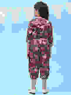 Burgundy Silk Jumpsuit image number 4