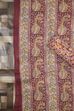 Blue Cotton Printed Unstitched Suit Set image number 3