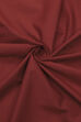 Red Cotton Hand Block Print Unstitched Suit Set image number 2