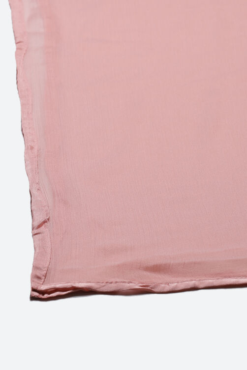 Peach Art Silk Straight Kurta Palazzo Suit Set image number 2