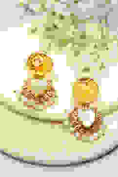 Yellow Brass earrings image number 0