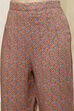 Brown Rayon Viscose Narrow Suit Set image number 2