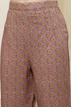 Light Green Rayon Viscose Narrow Suit Set image number 2