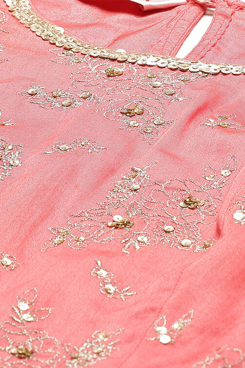 Mango Yellow Poly Cotton Lehenga Set image number 1