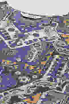 Blue LIVA Straight Kurta Palazzo Suit Set image number 1