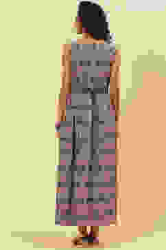 Carbon Cotton A Line Dress image number 5