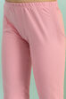 Pastel Pink Cotton Tiered Suit Set image number 2