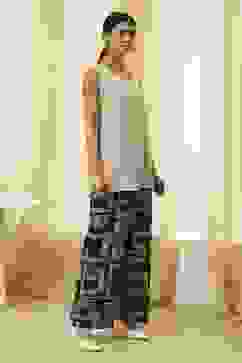 Black Viscose Printed Co-ord Set image number 7