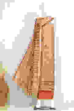 Rust Silk Blend Printed Unstitched Suit Set image number 4