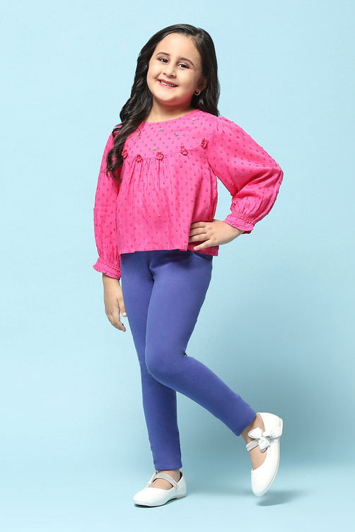 Magenta Rayon Top image number 0