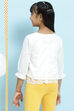 Pink Cotton Yoke Design Top image number 5