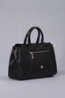 Black PU Satchel image number 3