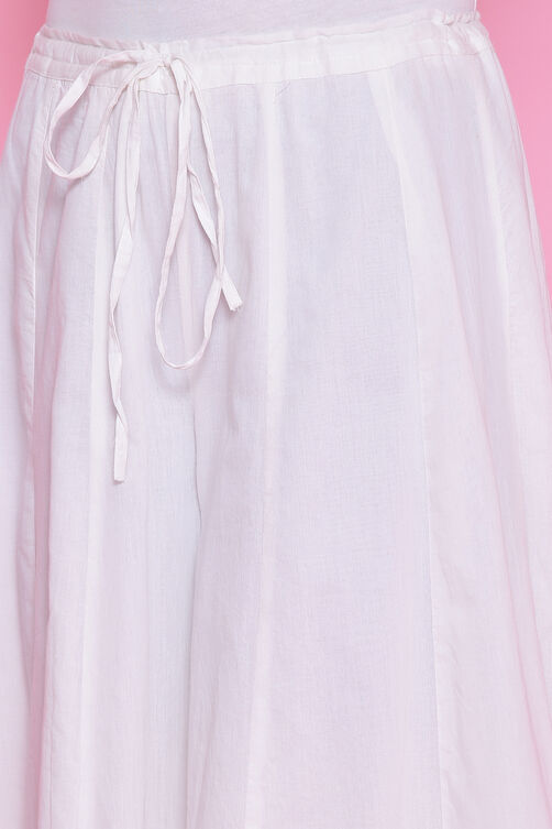 Off White Cotton Sharara image number 1