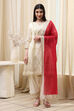 Sap Green Poly Viscose Straight Kurta Salwar Pant Suit Set image number 6