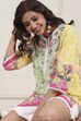 Yellow Cotton Printed Straight Short Kurta image number 6