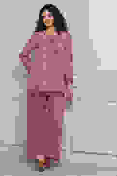 Pink Art Silk Printed Straight Short Kurta image number 0