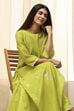 Black Poly Chanderi  Dress image number 0
