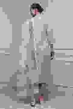 Blue Cotton Hand Block Print Unstitched Suit Set image number 5