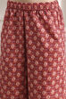 Blue Cotton Straight Printed Suit Set image number 2