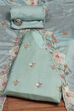 Coral Tissue Machine Embroidered Unstitched Suit Set image number 0