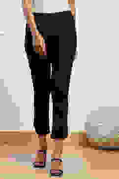 Black Viscose Blend Pants image number 4