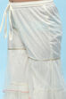 Cream Cotton Floral Embroidered Strappy Suit Set image number 2