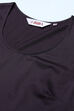 Black Cotton Fusion Wear 3 Piece Set image number 2