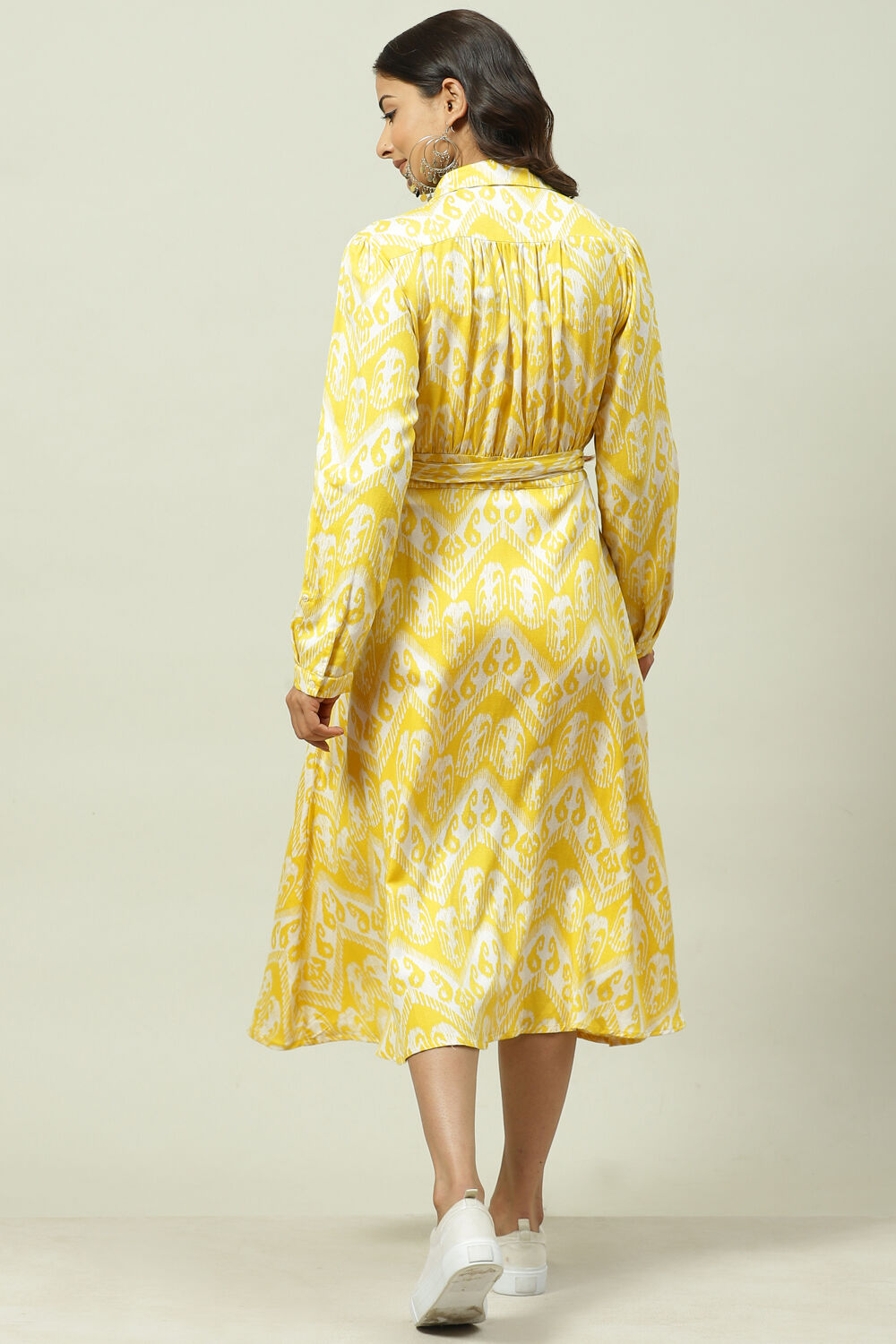 Lemon Cotton Fusion Wear image number 3
