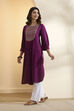 Mustard Viscose Rayon Straight Kurta image number 2