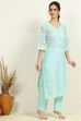 Pink Lace Design Unstitched Suit Set image number 3