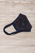 Blue Cotton Printed Face Mask image number 1