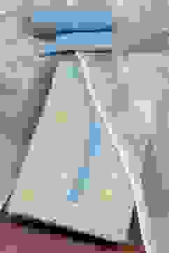 Blue Cotton Hand Block Print Unstitched Suit Set image number 0