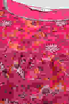 Deep Fuchsia Polyester Straight Kurta Garara Suit Set image number 1