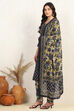 Green Cotton Printed Unstitched Suit Set image number 4