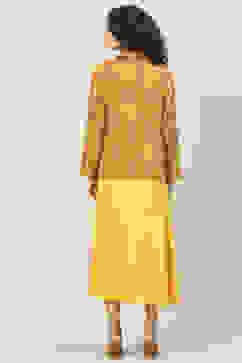 Mustard Rayon 2 Piece Set image number 4